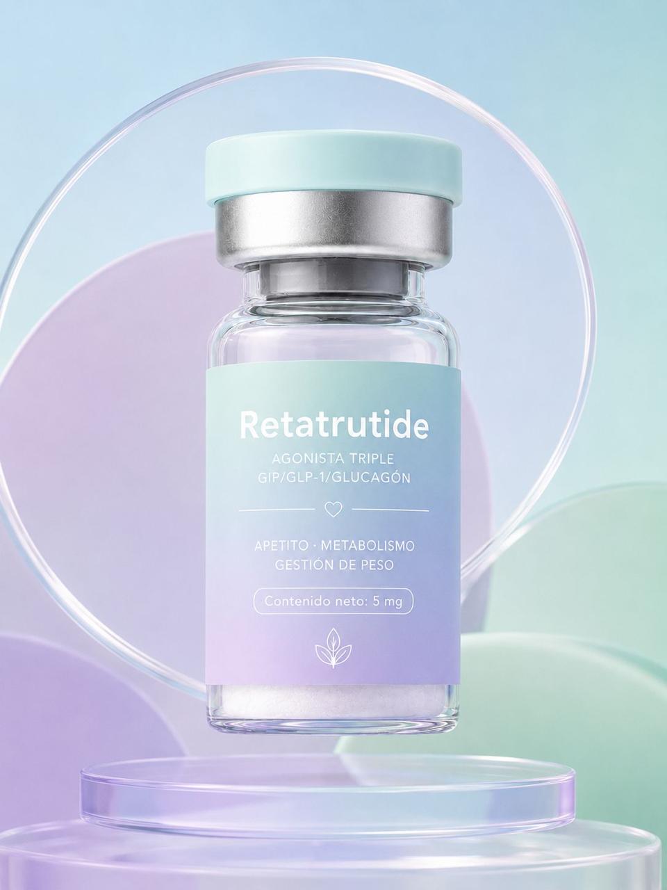Retatrutide — vial de grado investigación